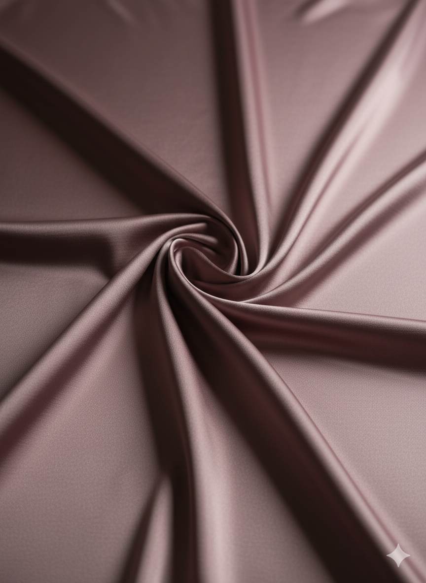 Dusty Pink Imported Armani Satin Fabric (Big width)