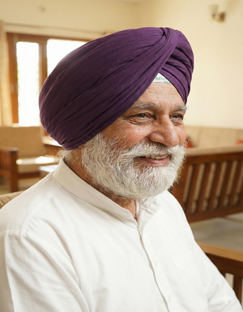 Purple Mal cotton Fabric