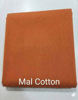 Brick Brown Mul Cotton Fabric