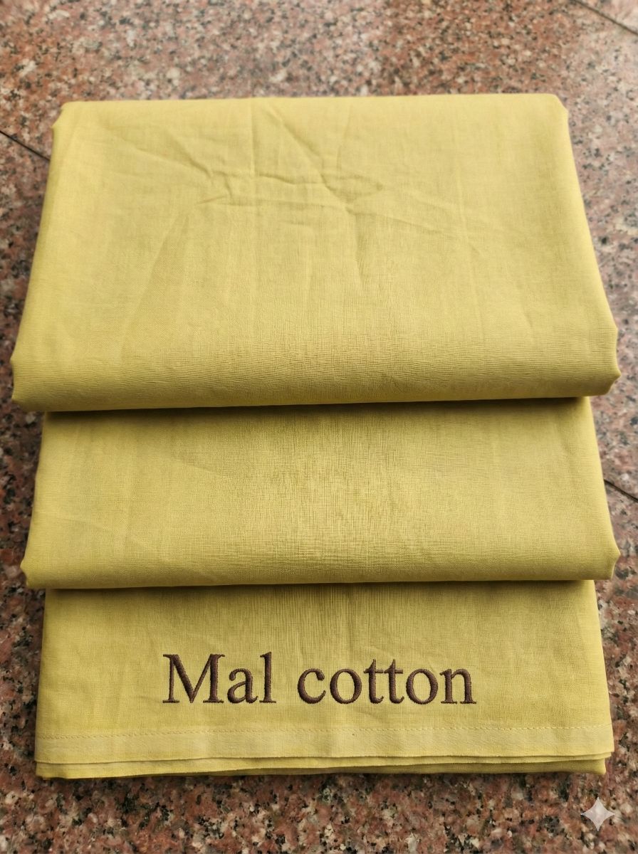 Light yellowish Green Mal cotton