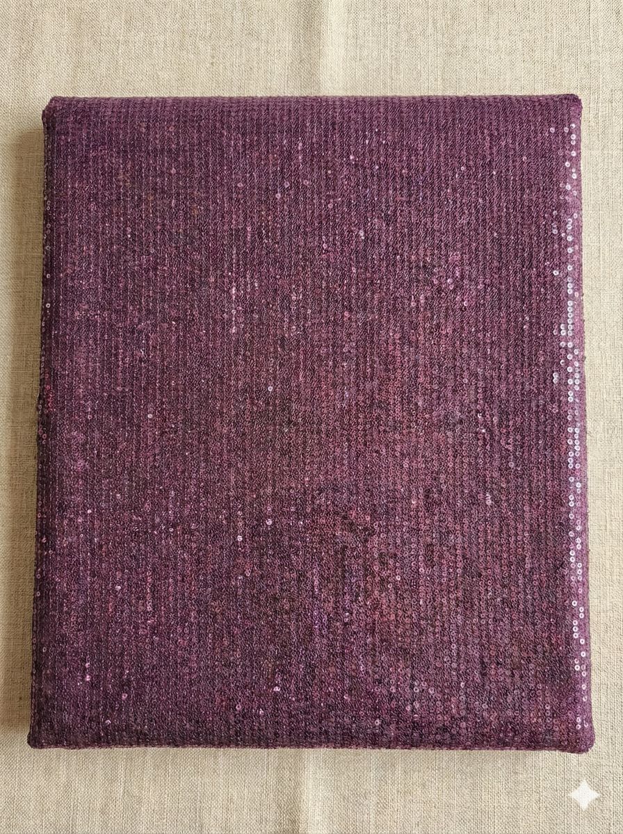 Wine Net Fabric with Tone-to-Tone Sequence Work