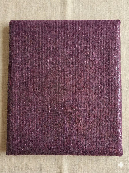 Wine Net Fabric with Tone-to-Tone Sequence Work