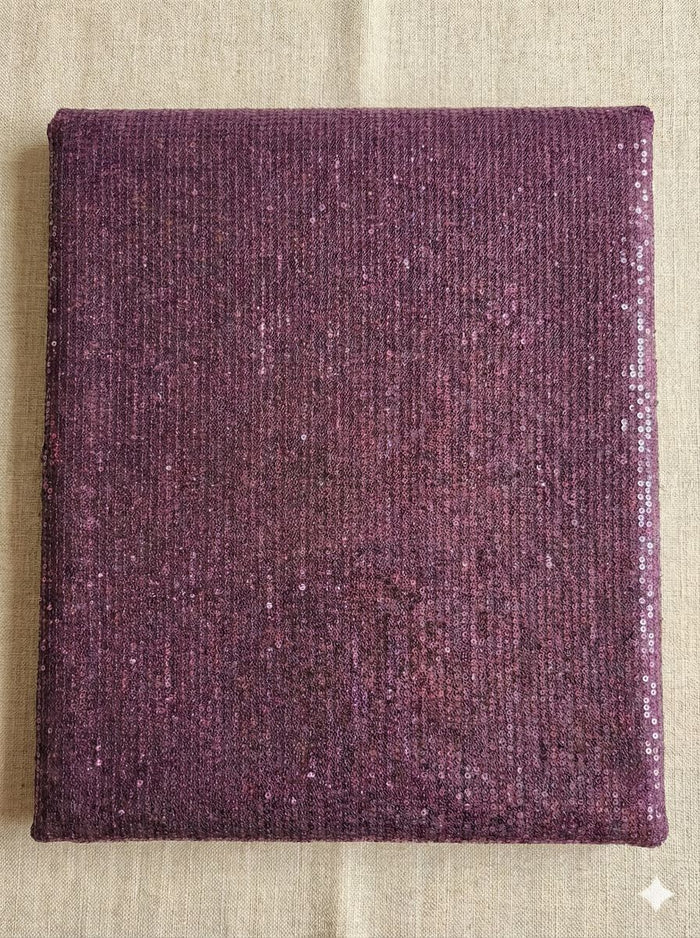 Wine Net Fabric with Tone-to-Tone Sequence Work