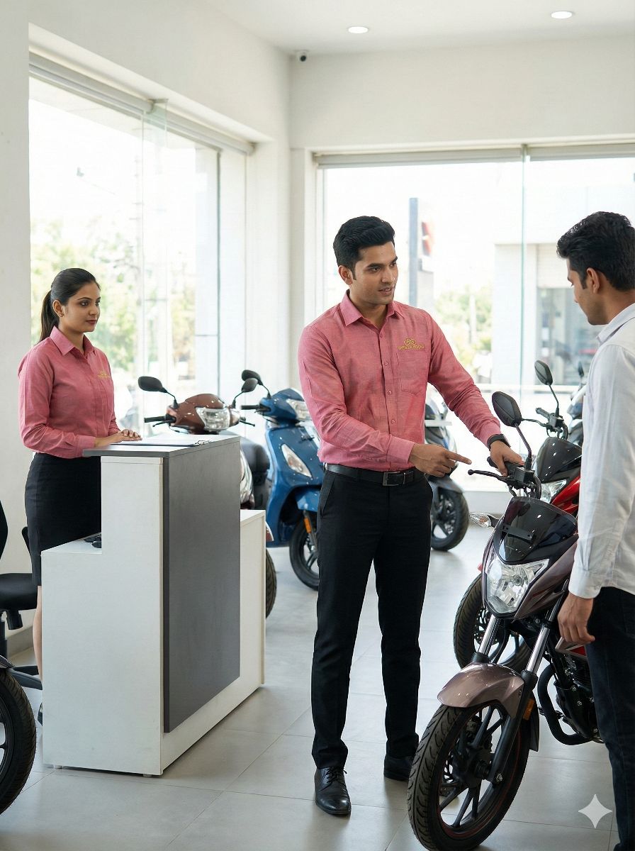 Red & White Plain Self Weaved Cotton Fabric