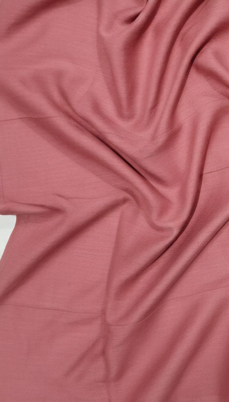 Smoothi Solid Pink Mul cotton Fabric