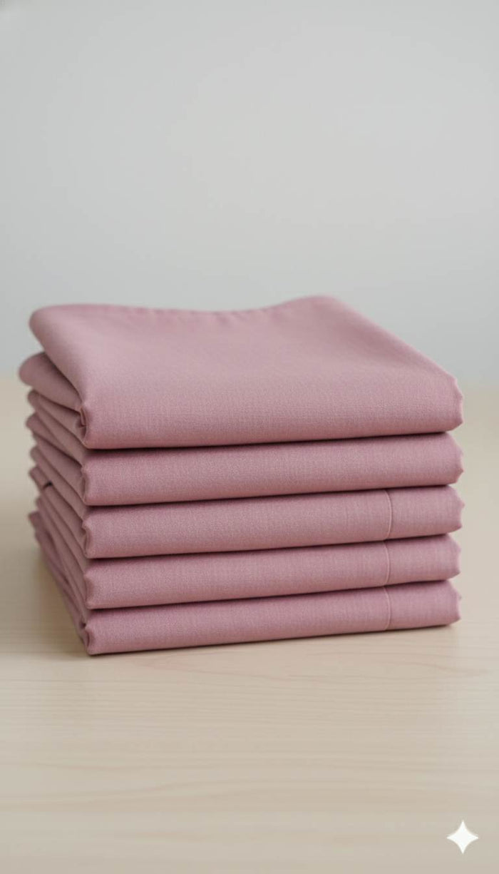Dusty pink Mul cotton Fabric