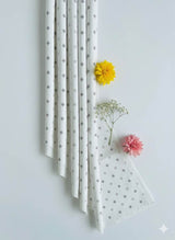 Off white with Brown & khakee motif shirting Fabric blended with cotton