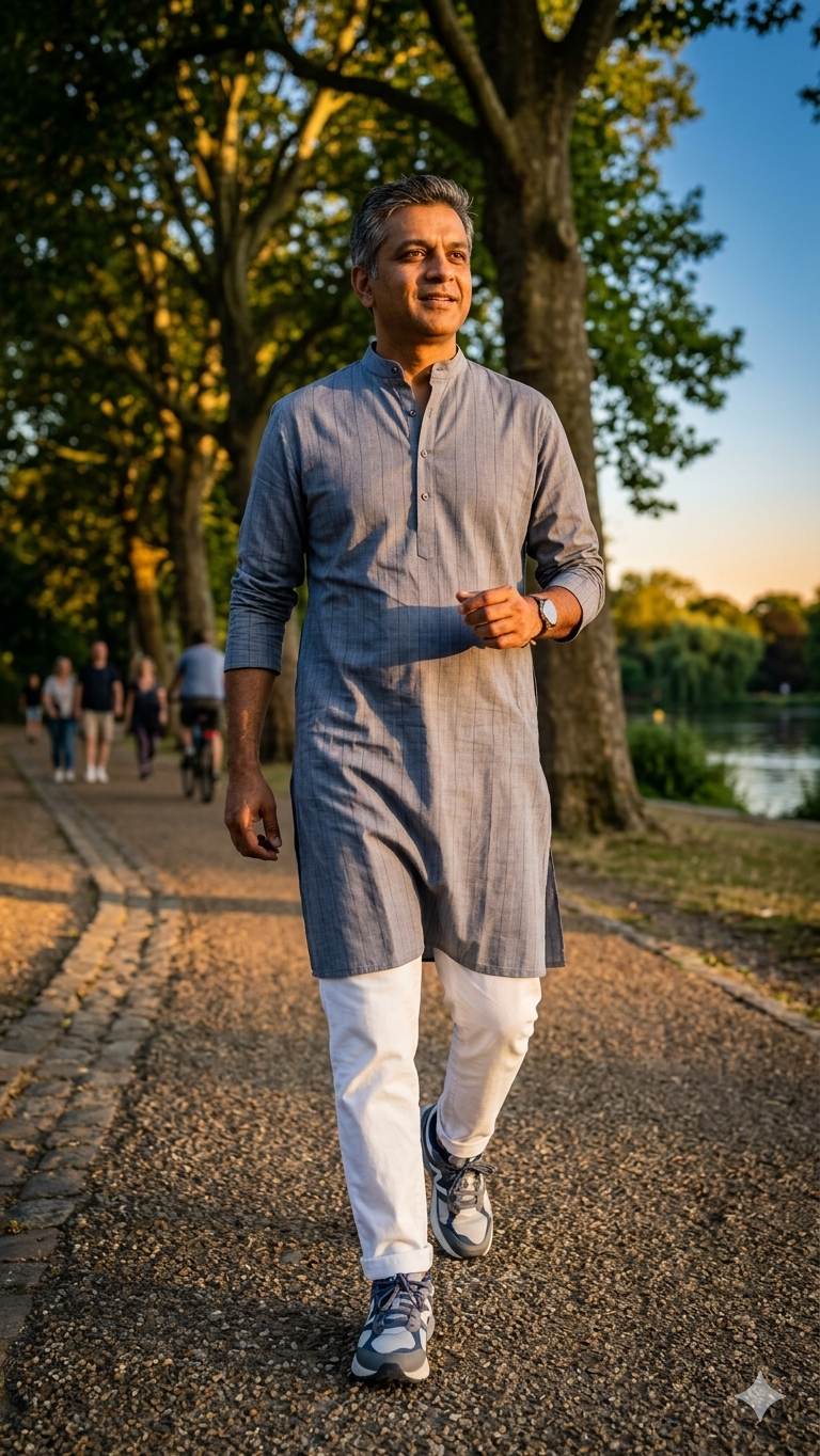 Black Stripes on Blueish Grey  60 lea Premium Cotton Linen Fabric