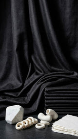 Black jacquard  intricate Herringbone pattern and silk texture Cotton Fabric(2)