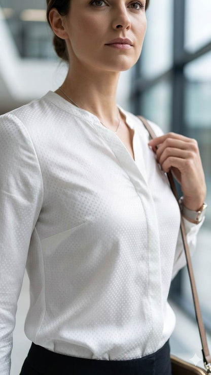 White jacquard  intricate Square pattern and silk texture Cotton Fabric