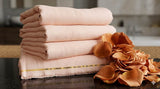 Baby Peach Colour 100% Pure Natural Linen Fabric (0% Cotton)