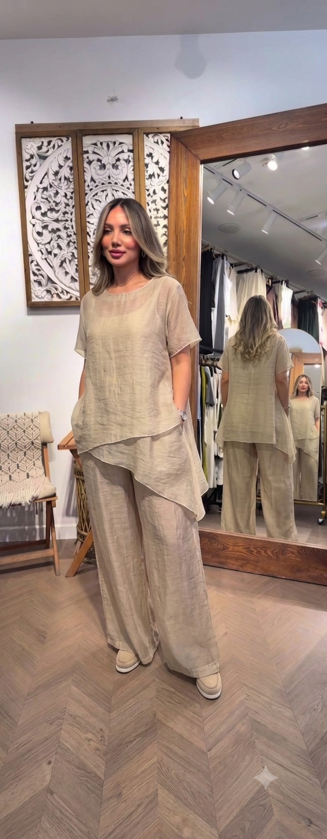 Premium Off-White Mul Chanderi Fabric( Big Width)