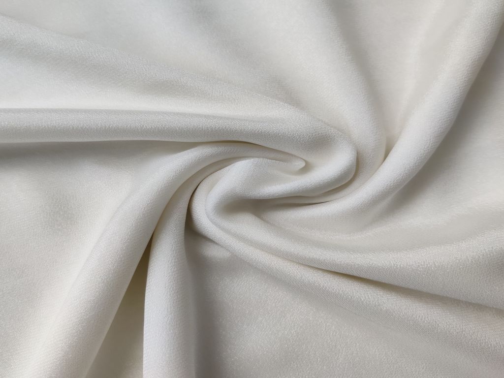 White Plain Dyeable Crepe Fabric