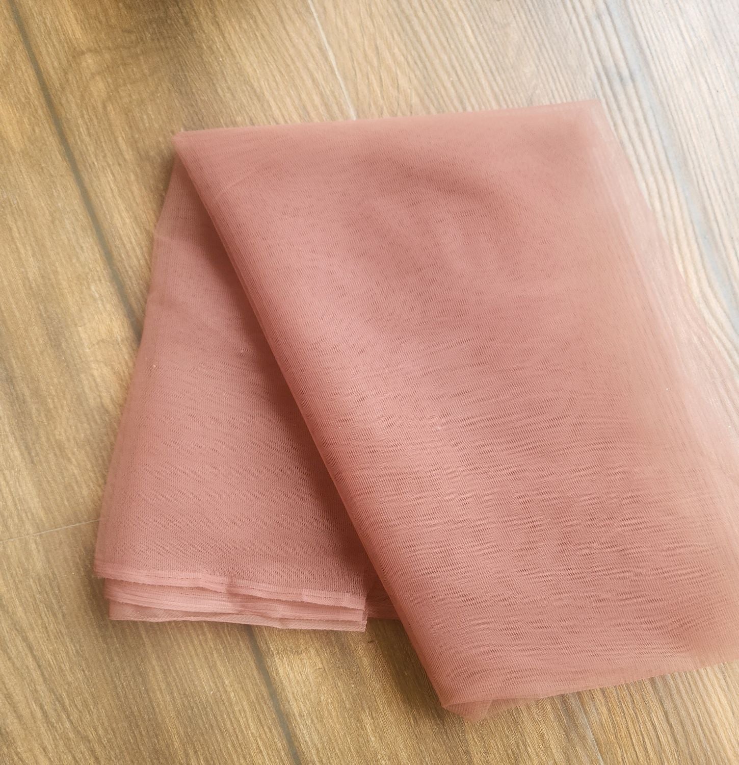 Dusty Brown Mono Net Fabric