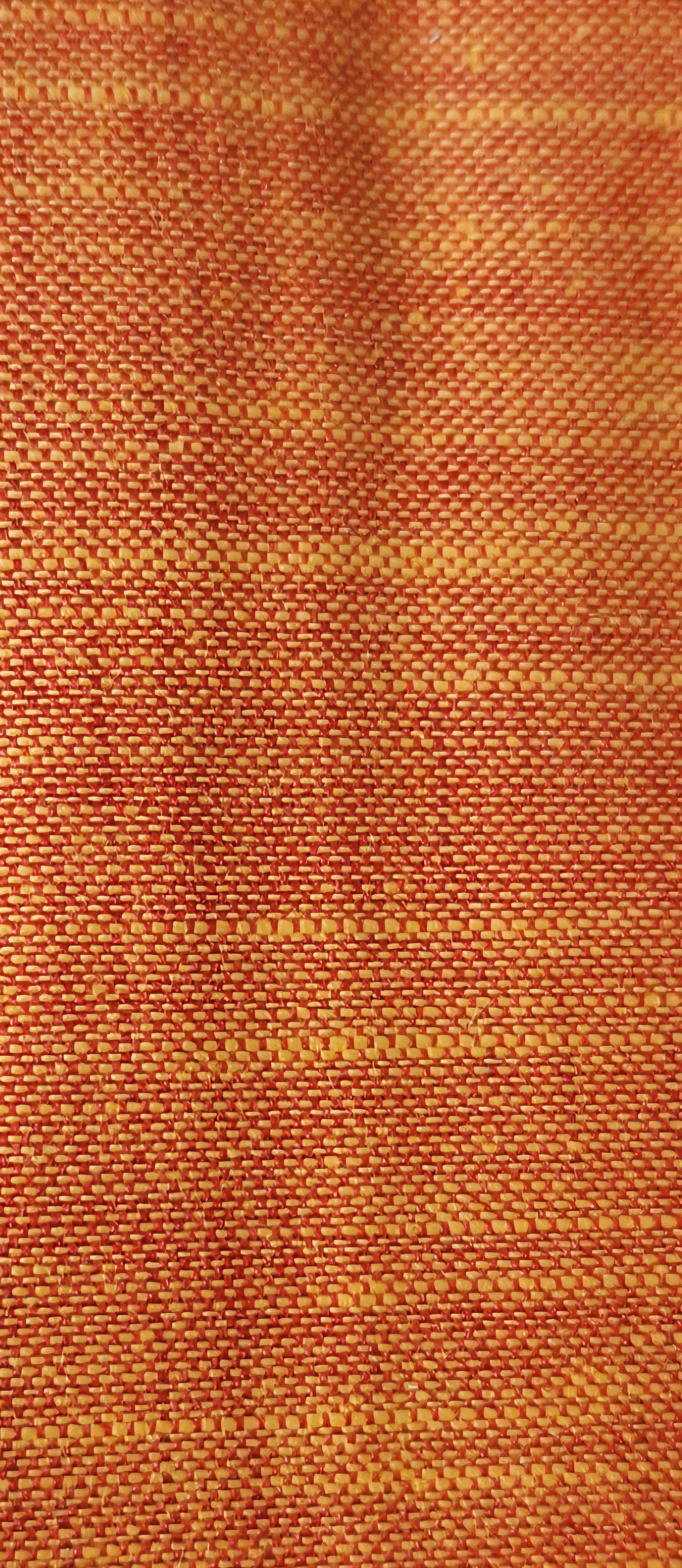 Orange Yellow Premium Italian Cotton Linen Fabric (60 lea)