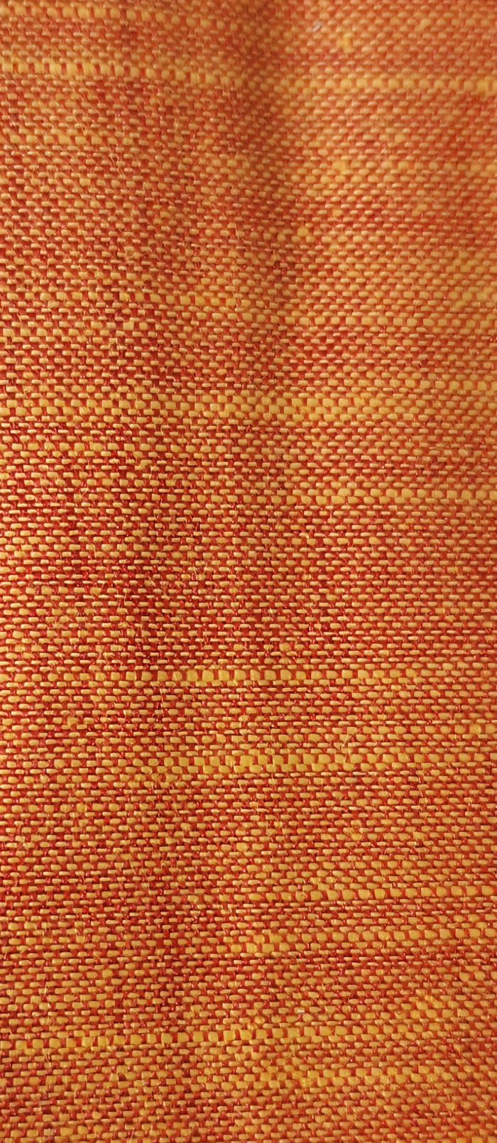 Orange Yellow Premium Italian Cotton Linen Fabric (60 lea)