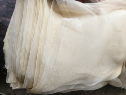 Cream Organza Fabric