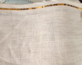 Beige 100% Pure Natural Linen Fabric (0% cotton)