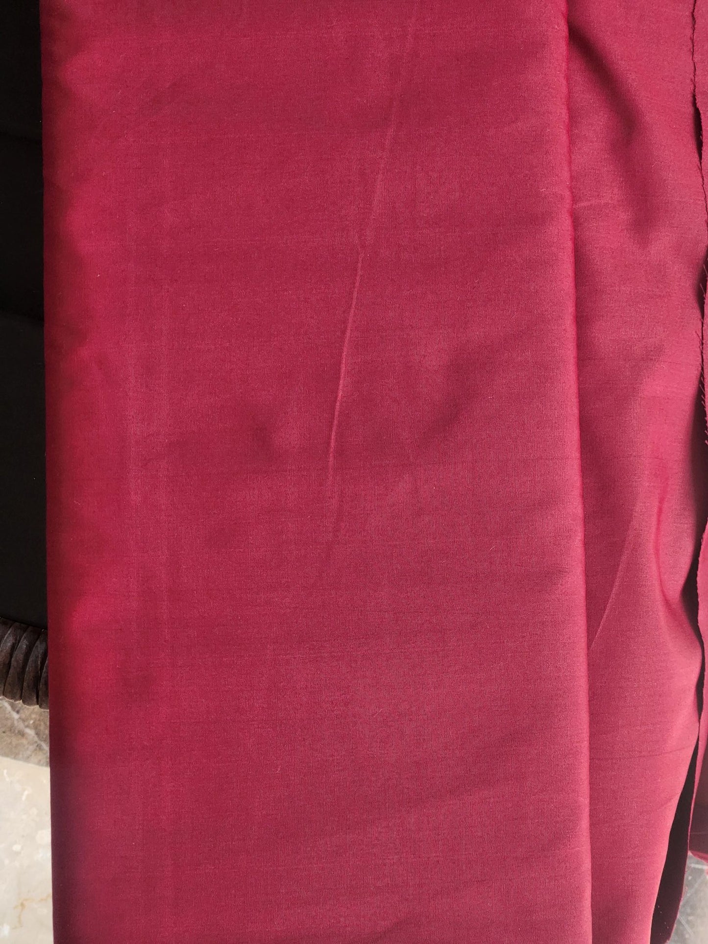 MAROON shirting Fabric blend with cotton & polyster