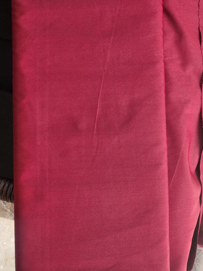 MAROON shirting Fabric blend with cotton & polyster