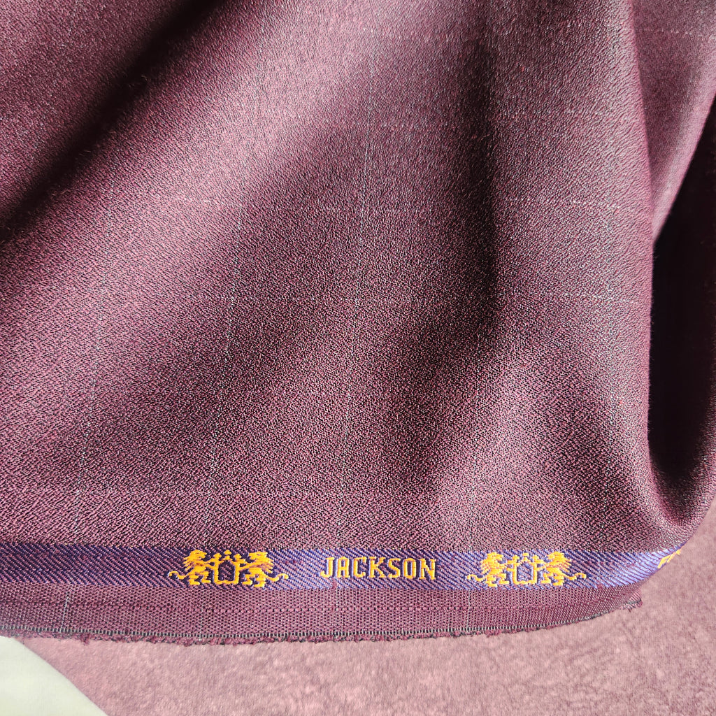 Premium Deep Maroon Formal Suiting Fabric