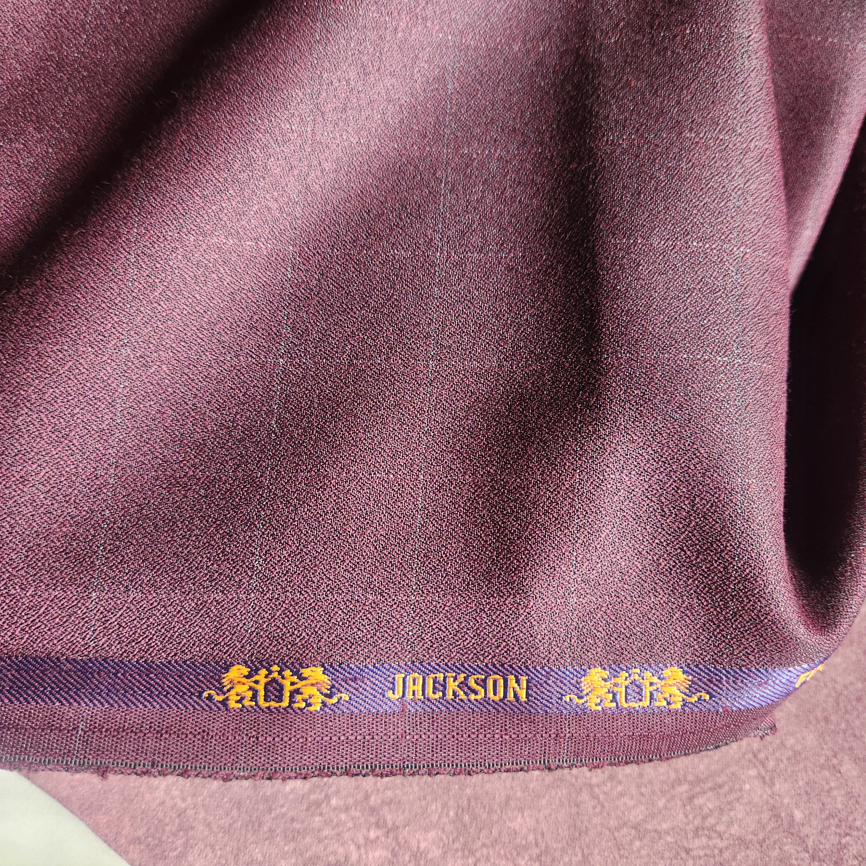 Premium Deep Maroon Formal Suiting Fabric