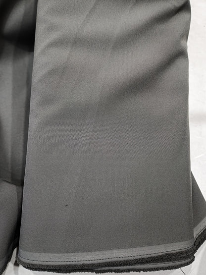 Premium Grey Super Lycra Suiting wrinkle free Fabric
