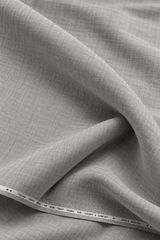 Imported Korean Terry Wool by Johan & Martin – Wrinkle-Free Premium GREY SAGE Suiting Fabric