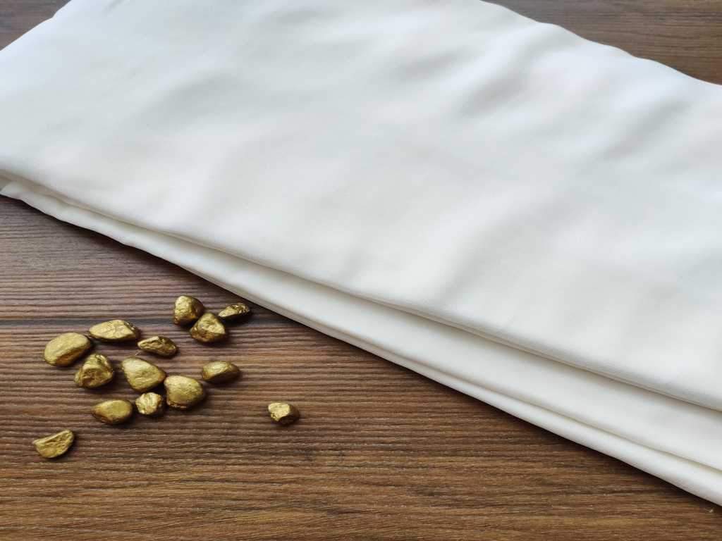 White Plain Dyeable Japanese Georgette Fabric
