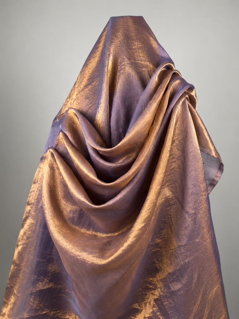 Copper Bronze Shimmer Fendi Fabric