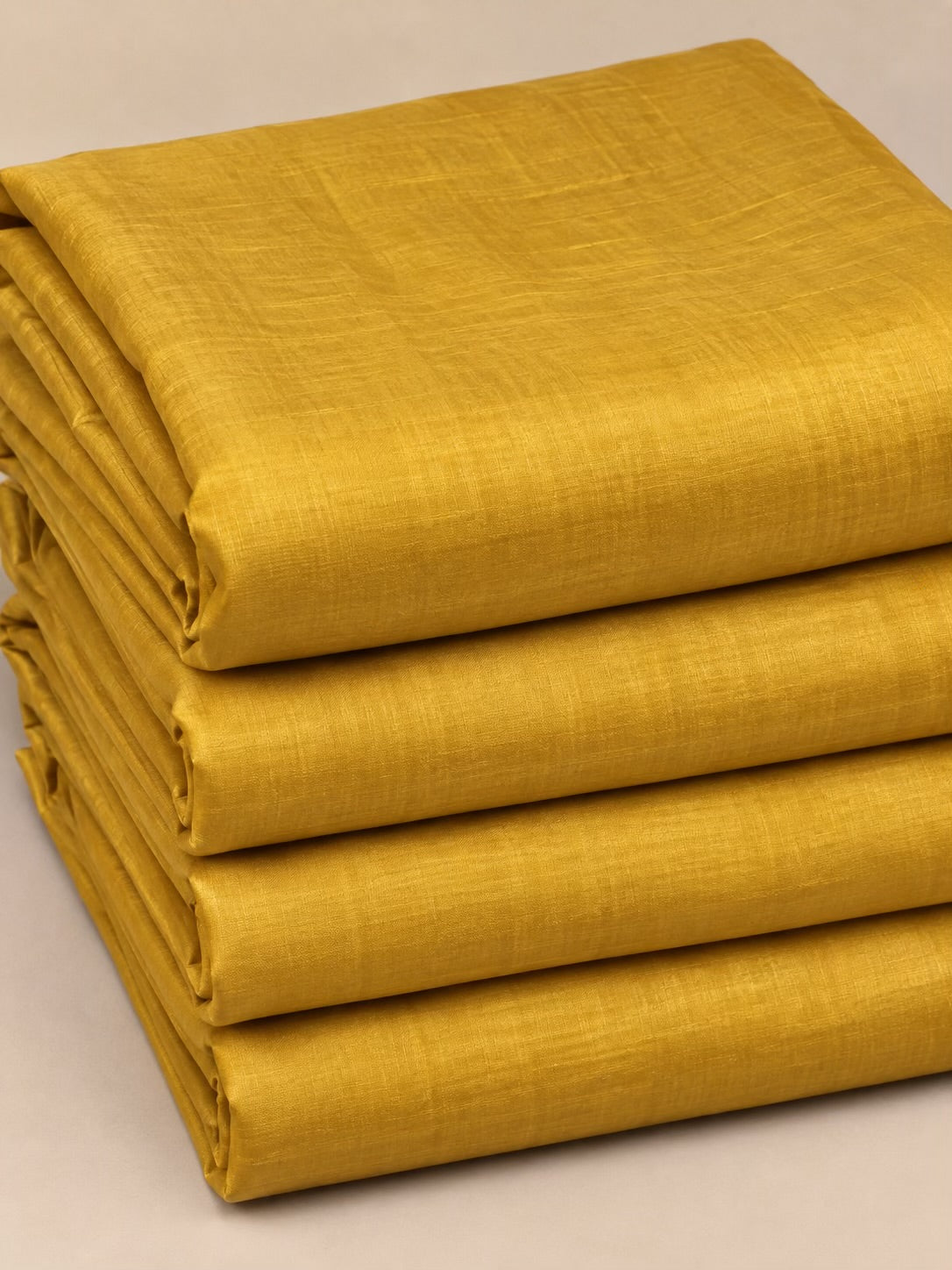 Mustard Gold Chanderi Fabric – Elegant Traditional Dress Material