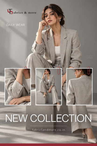 40 Lea Imported Linen Fabric by Infino – Premium Suiting & Cordset Fabric