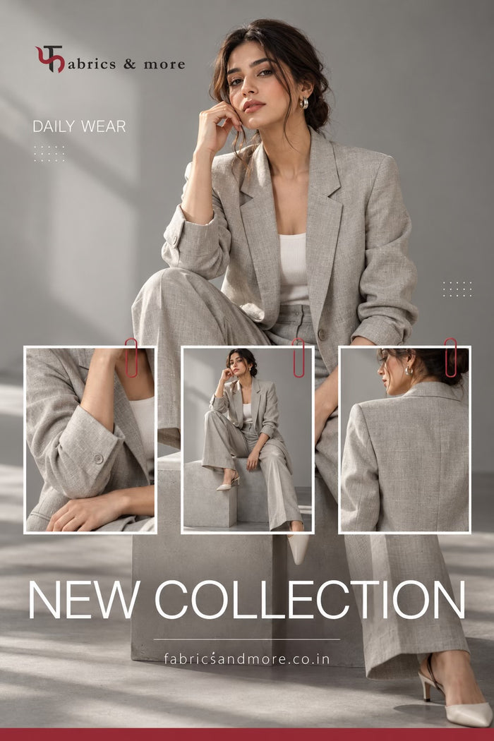 40 Lea Imported Linen Fabric by Infino – Premium Suiting & Cordset Fabric
