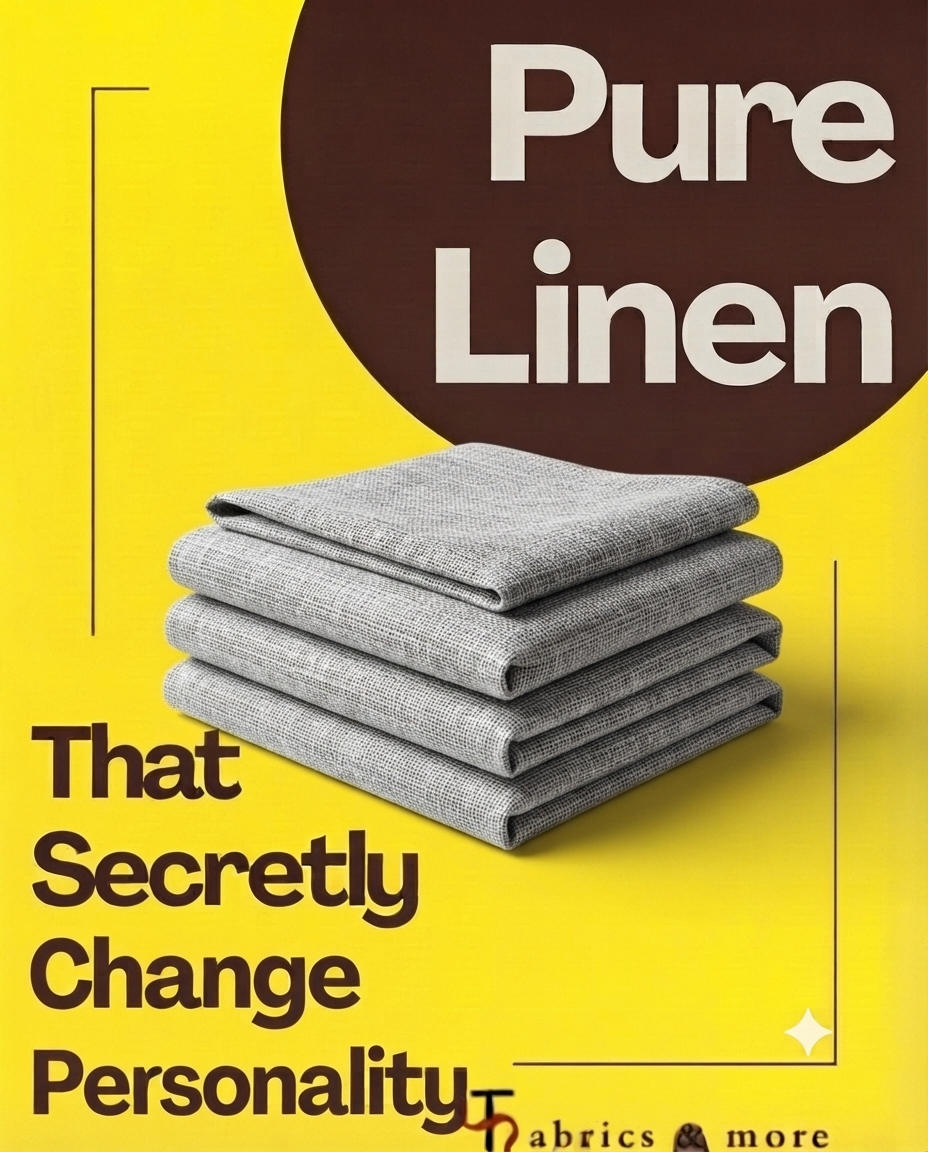Premium 60 Lea 100 %Pure Jute Linen Fabric (0% Cotton)