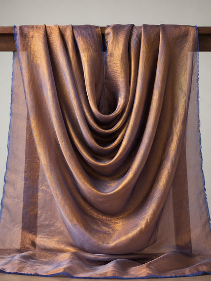 Copper Bronze Shimmer Fendi Fabric