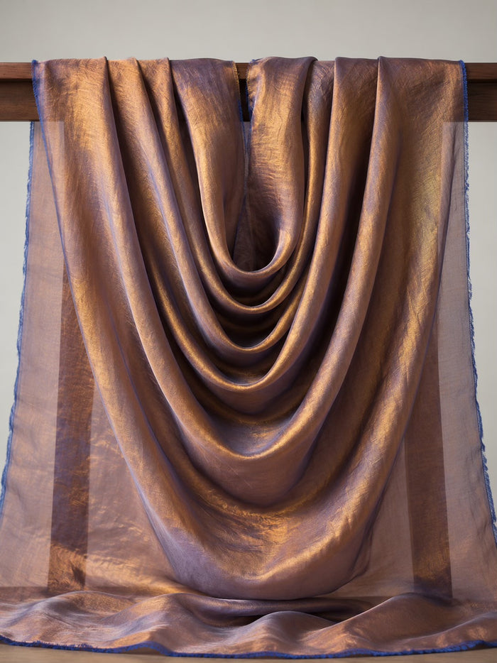 Copper Bronze Shimmer Fendi Fabric