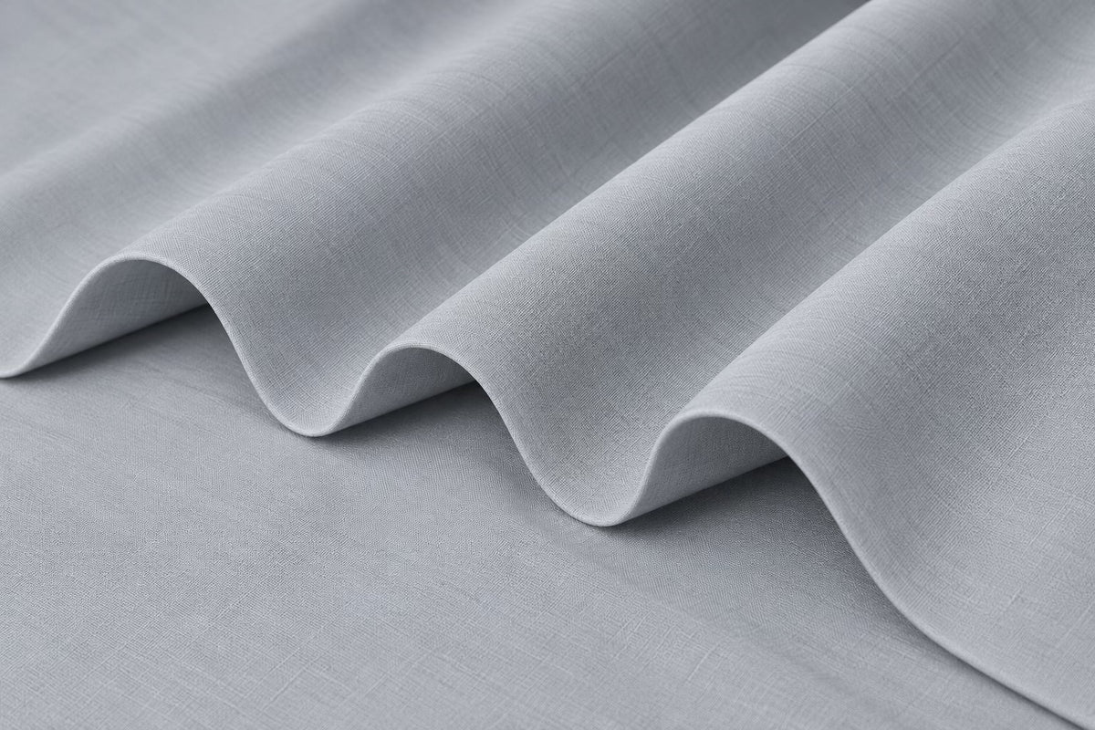 Premium Light silver grey Spun Fabric
