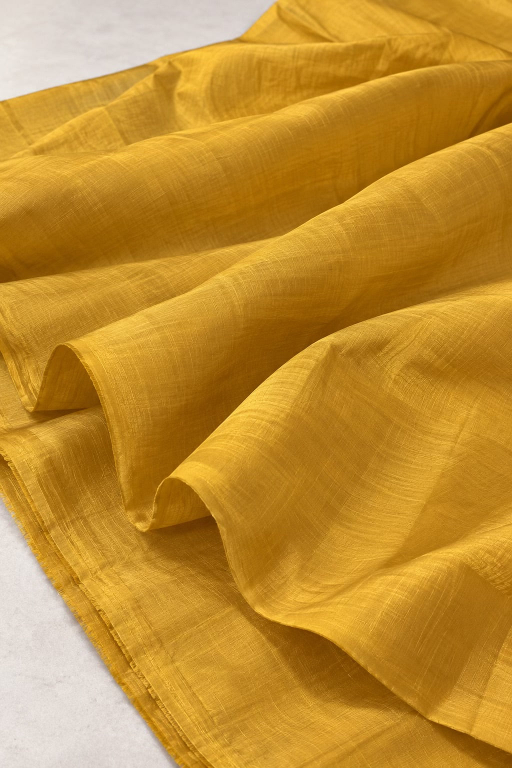 Mustard Gold Chanderi Fabric – Elegant Traditional Dress Material