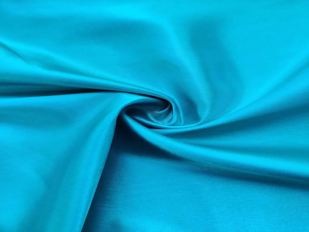 Blue Plain Japanese Satin