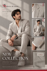 40 Lea Imported Linen Fabric by Infino – Premium Suiting & Cordset Fabric