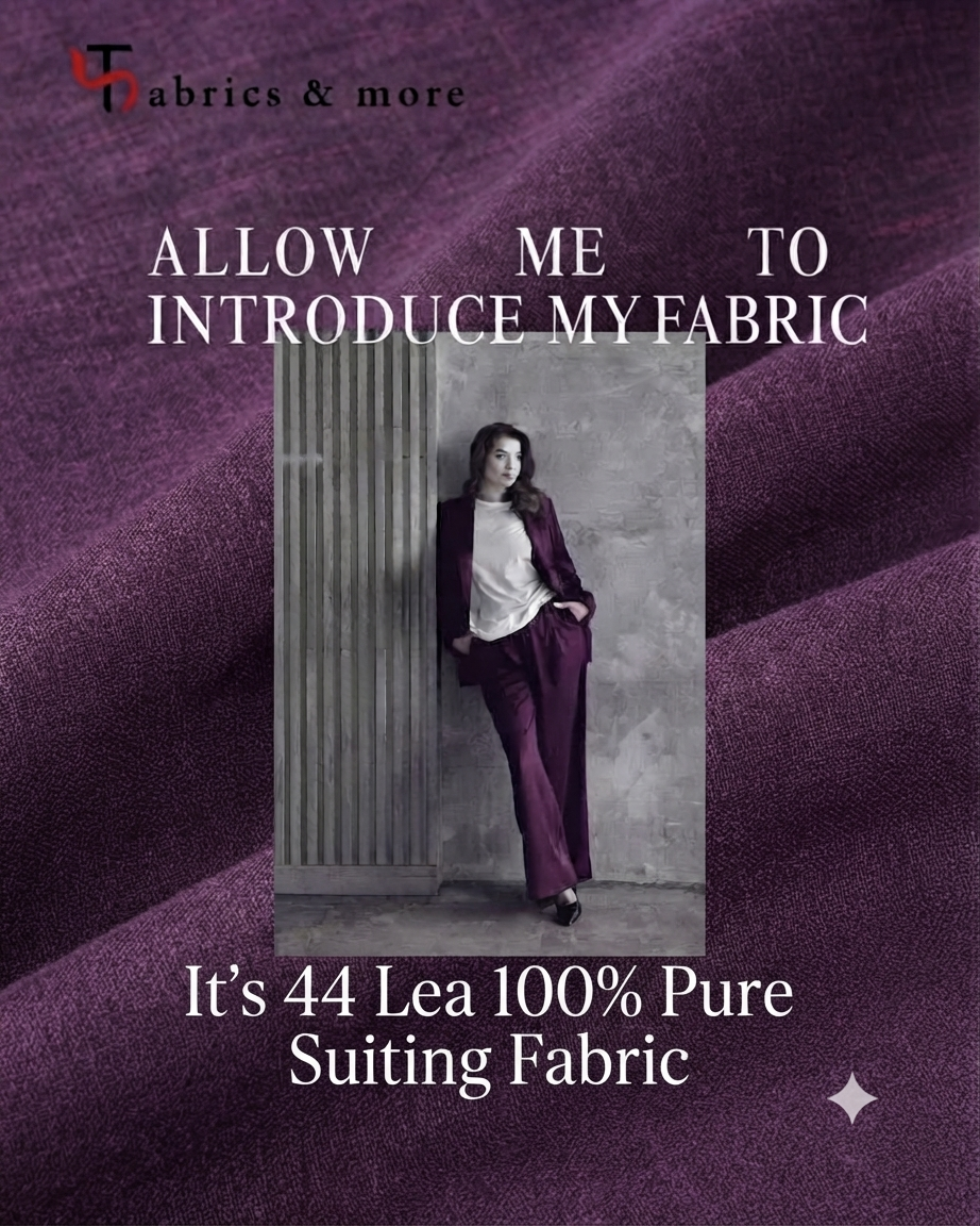 Plum Wine  100% Pure Linen Suiting Fabric – 44 Lea for Blazers, Jackets and Pants  (0% Cotton)