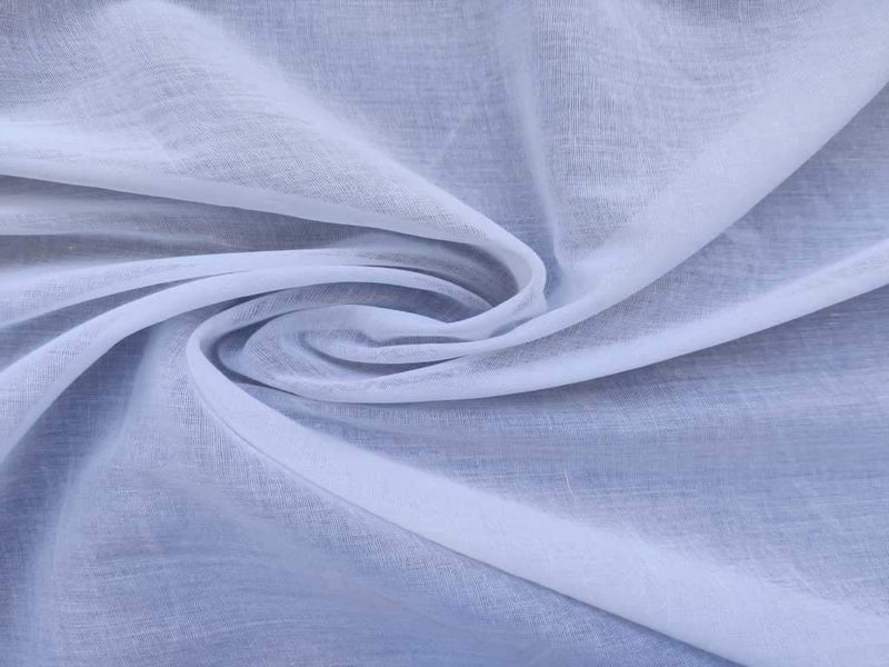 White Dyeable Mul Cotton Fabric