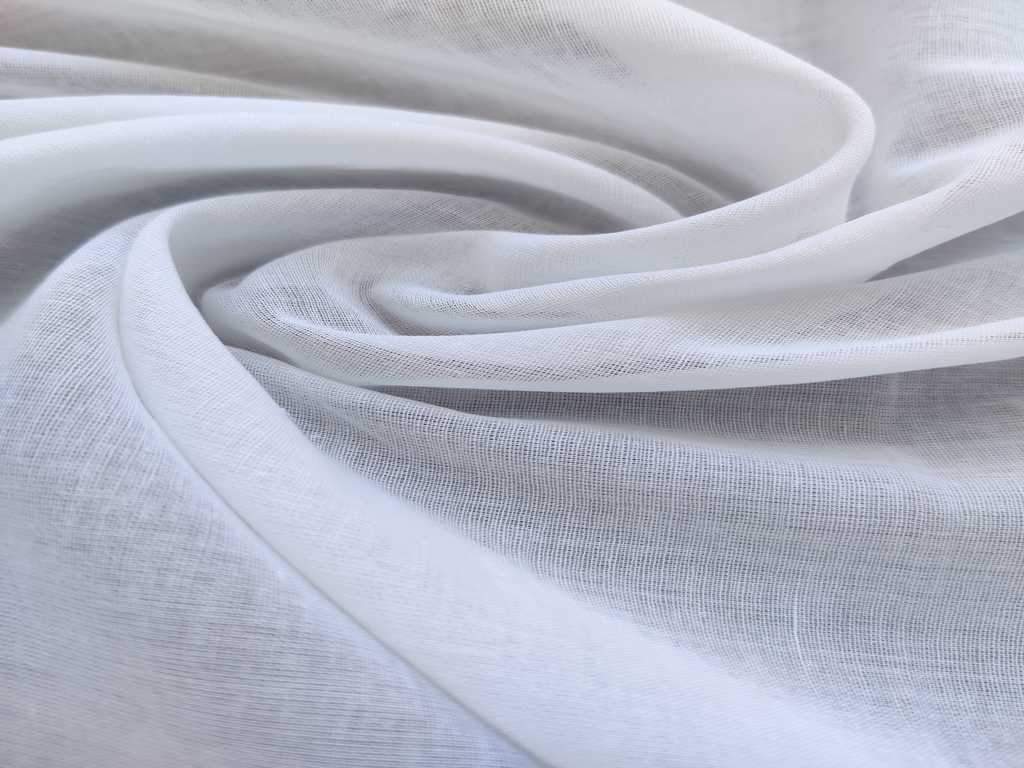 White Dyeable Mul Cotton Fabric