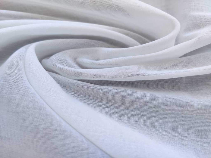 White Dyeable Mul Cotton Fabric