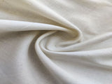 Off White Plain Dyeable Cotton Fabric