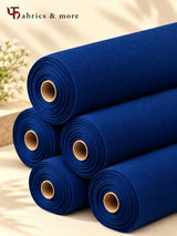 Royal Blue Spun Fabric – Premium Apparel Fabric
