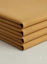 Camel Mustard Spun Poly Shirting Fabric – Soft, Smooth & Easy-Care