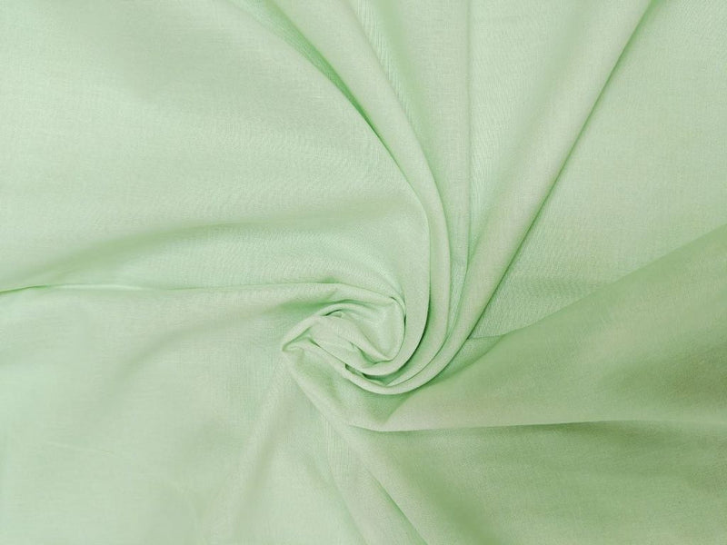 Pista Green Premium Mul Cotton Fabric