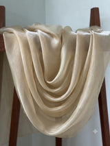 Glistening Champagne-Gold 
 Fandy/ Metallic Blend Fancy Fabric