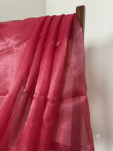 Elegant Raspberry Rose Silicone Net Fancy Fabric